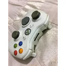 Xbox Microsoft Palanca Sin Tapa De Pilas Color Blanco