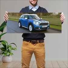 Cuadro 30x80cm Auto 2017 Mini Cooper S Countryma 300