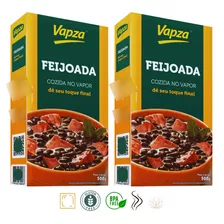 Kit 2 Feijoada Cozida Pronta À Vácuo Vapza Caixa 500g