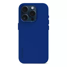 Funda Silicona Con Magsafe iPhone 15 Pro Max Decoded Azul