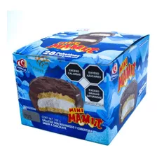 Mamut Mini Galleta Malvavisco Con Chocolate 28pz De 12g