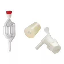 Kit P/ Fermentador Torneira Anti-sedimento Com Airlock S