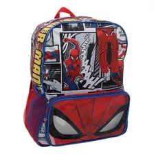 Ruz Mochila Escolar Moda Casual Marvel Spider Man Niño 87167 Color Marino Diseño De La Tela No Aplica