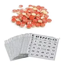 Bingo Juego De Mesa Fichas De Madera