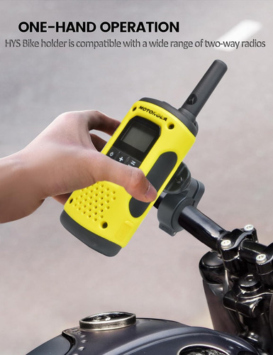 Bike Walkie Talkie Holder, Motorcycle Two Way Radio Mount -  Foto 5