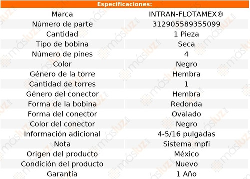 Bobina Seca 4-5/16 Pul Pontiac G8 V8 6.0l 08/09 Foto 2