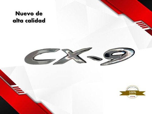 Emblema Para Cajuela Compatible Con Mazda Cx-9 13-15 Foto 3