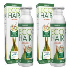 Shampoo Eco Hair Crecimiento Pelo Anticaida Ecohair 2 X200ml