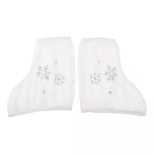 2pcs Velvet Ice Skate Boot Covers Para Patinaje Artístico