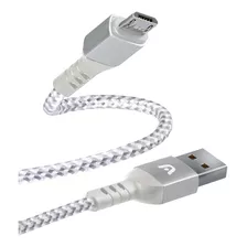 Cable Usb-a A Micro Usb 2.0 De 1,8 M Con Trenzado De Nylon