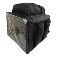 Bag De Entregador 45litros Mochila Sem Caixa De Isopor Cor Preto Desenho Do Tecido Liso