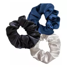 Scrunchies Colitas Escolares Set X3 Unidades