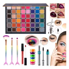 Set De Maquillaje Profesional Paleta Grande Pigmentos Regalo