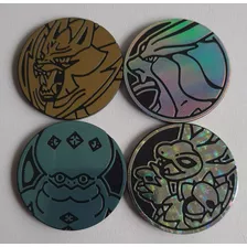 065 Kit 4 Moedas Originais Pokemon + Brindes