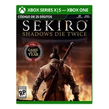 Sekiro Edição De Jogo Do Ano Xbox - Código De 25 Dígitos