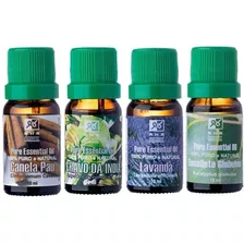 Kit C/4 Óleos Essenciais Rhr Canela-cravo-lavanda-eucalipto