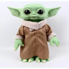 Boneco Estátua Star Wars Bebe Yoda Grogu 28cm Mandalorian