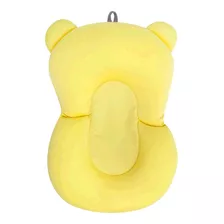 Almofada Infantil Amarelo Para Um Banho Seguro Buba Baby