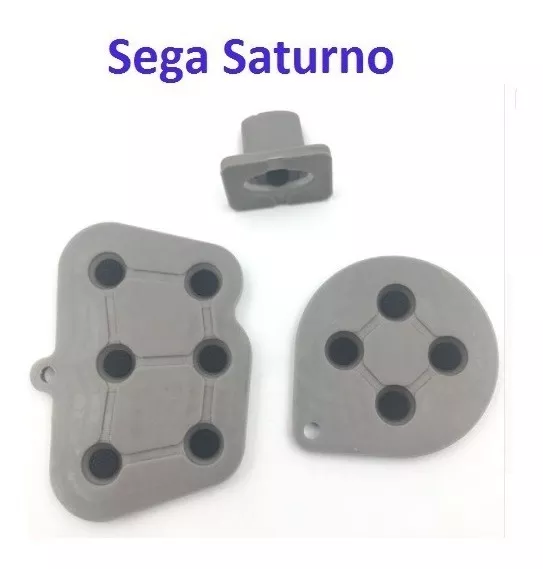 Kit De Borrachas Para Controle Sega Saturno - Frete R$ 11,69