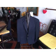 Ralph Lauren Blazer 100 % Lana Fina Botones Dorados