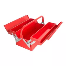 Caja Para Herramientas Metálica Tipo Acordeón Uso Industrial Color Rojo