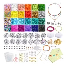 Kit De Abalorios Con Abalorios Con Letras Para Hacer Pulsera