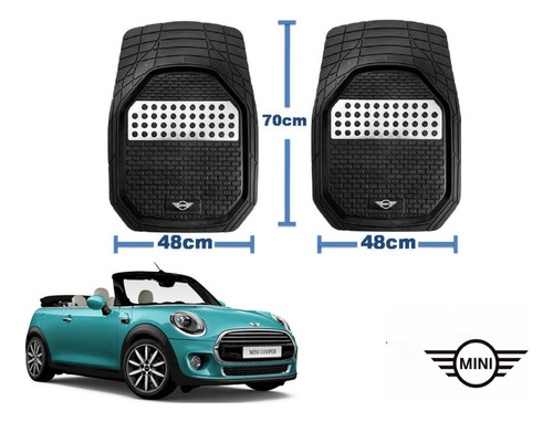 Tapetes 3d Logo Mini + Cubre Volante Convertible 2019 2020 Foto 4