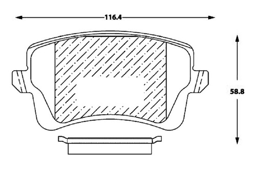 Pastilla De Freno Trasera Audi S5  4.2 2011 Foto 3