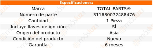 1 Cilindro Para Encendido Gmc S15 L4 2.5l 85/90 Total Parts Foto 2