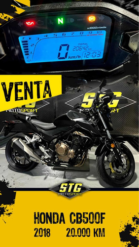 Honda Cb500f - 2018 - No Mt03 Usado Selecc. En Stg Motosport