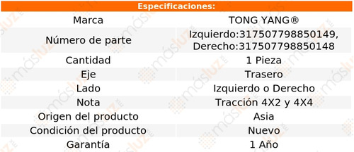 1_ Brazo Defensa Trasera Izq O Der Gmc Sierra 3500 20 Tyg Foto 2