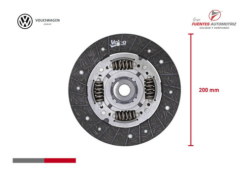 Kit Clutch C/horquilla Saveiro 1.6 2020 Vw Original Foto 3