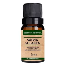 Óleo Essencial De Sálvia Sclarea 10ml - Puro E Natural