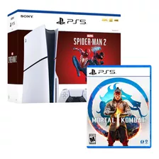 Consola Ps5 Slim Bundle Spiderman 2 + Mortal Kombat 1