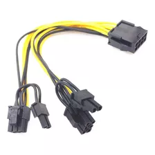 Cable Pcie Splitter Adaptador 8 Pines A 6+2 X 200 Unidades