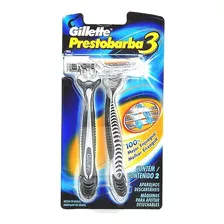 Aparelho De Barbear Descartável Gillette Prestobarba 3-2 Uni