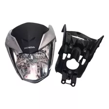 Frente Farol Titan 160 Com Aranha 2022 Prata Force