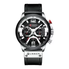 Curren 8329 Relógio Quartz Masculino Cronógrafo Luxo S1