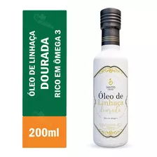 Óleo De Semente De Linhaça Dourada Puro 200ml