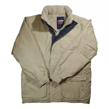 Campera Parka Impermeable Con Corderito