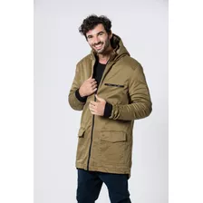 Campera Rusen Verde Militar Hombre