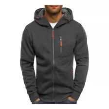 Sudadera Hombre Con Capucha Deportiva Con Cierre Hoodie