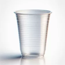 Vaso Plastico Descartable 180cc Trasparente / Blanco X 500 U