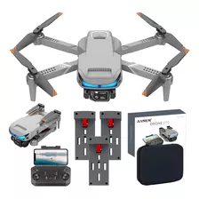 Cámara 4k Con Control Remoto Mini Drone Xt9, 3 Baterías