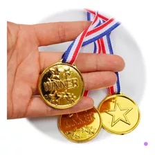Medallas Doradas Ganador Fiesta Deporte Premio 10unid Jg8z