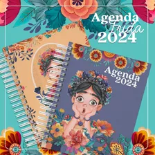 Agenda Frida Khalo 2024 Incluye Stickers