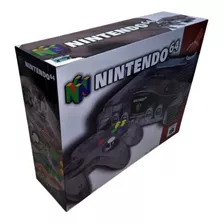 Caixa Nintendo 64 Jabuticaba 4 Controles Madeira Mdf