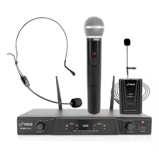 Sistema De Micrófono Inalámbrico De Doble Canal - Audio Vhf