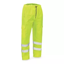 Pantalones Impermeables De Alta Vis Clase 3 - Verde, M