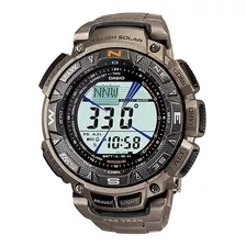 Reloj Casio Protrek Prg-240t-7dr Escaladores Color De La Correa Gris